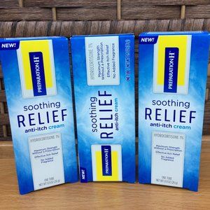 Preparation H Soothing Relief Anti-Itch Cream Lot.  NIB